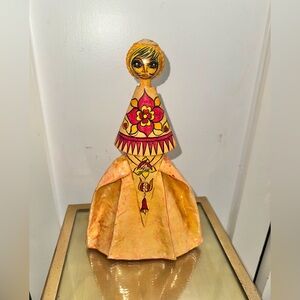 Paper Mache  by Pierre Lavat Mexican Folk Art Doll Figurine